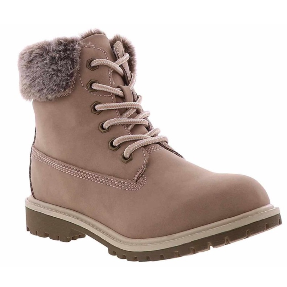 NEW BLush UNIONBAY unique color Mason Fur-Lined Combat Boots